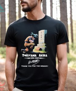 Best Toriyama Akira 1955 2024 Thank You For The Memory Signature T shirt