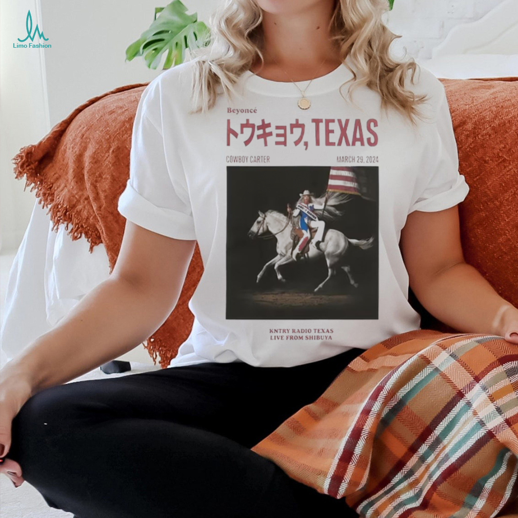 Beyonce Cowboy Carter Texas Kntry Radio Texas Live From Shibuya Shirt Beyonce Cowboy Carter Texas Kntry Radio Texas Live From Shibuya Shirt