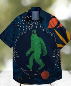 Bigfoot Sasquatc on St. Patrick day Hawaiian Shirt