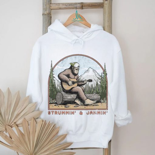 Bigfoot strummin’ & jammin’ shirt