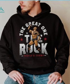 Black The Rock The Great One T Shirt