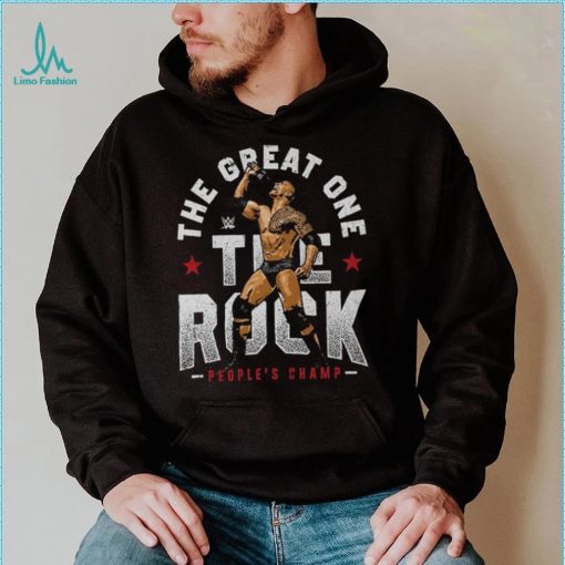 Black The Rock The Great One T Shirt