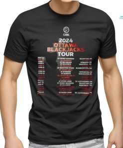 BlackJacks Adult Schedule T Shirt