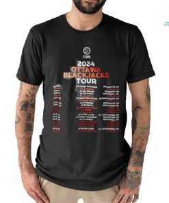 BlackJacks Adult Schedule T Shirt