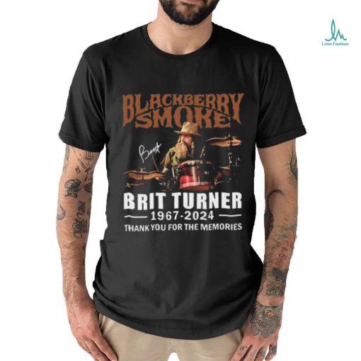 Blackberry Smoke Brit Turner 1967 2024 Thank You For The Memories Signature T shirt