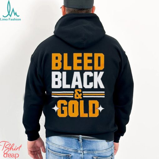 Bleed Black And Gold T Shirt