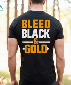 Bleed Black And Gold T Shirt