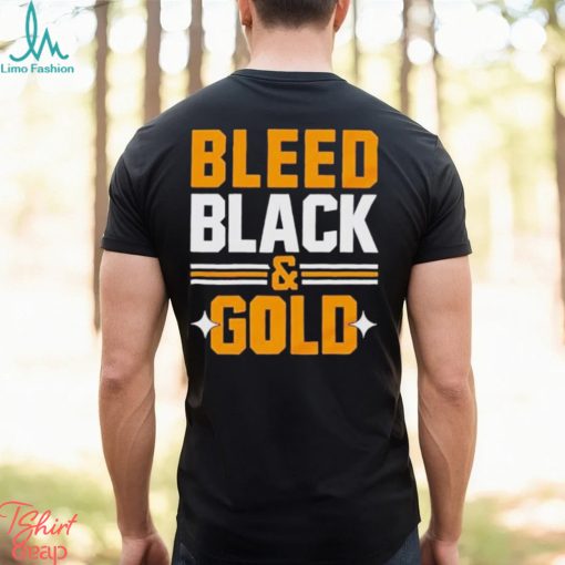 Bleed Black And Gold T Shirt