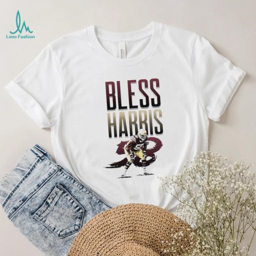 Bless Harris number 58 Florida State Seminoles football player pose shirt
