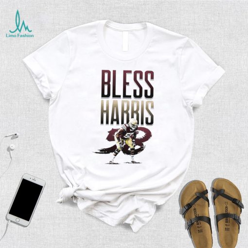 Bless Harris number 58 Florida State Seminoles football player pose shirt