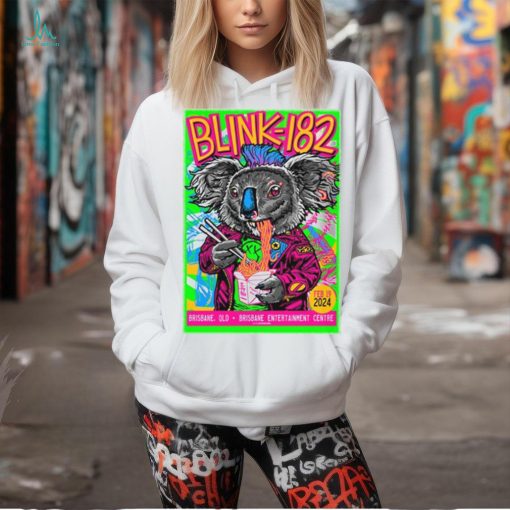 Blink 182 Brisbane Entertainment Centre Feb 19 2024 T Shirt