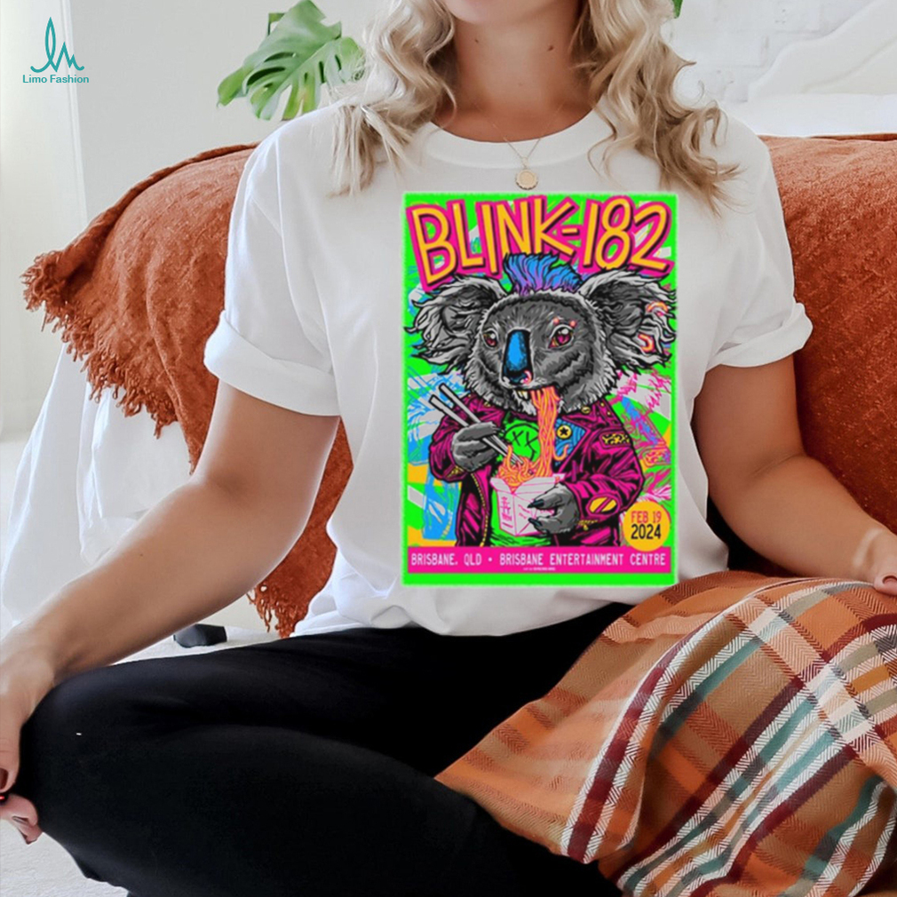 Blink 182 Brisbane Entertainment Centre Feb 19 2024 T Shirt Blink 182 Brisbane Entertainment Centre Feb 19 2024 T Shirt