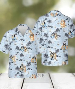 Bluey Lovers Bluey Beach Hawaiian Shirt