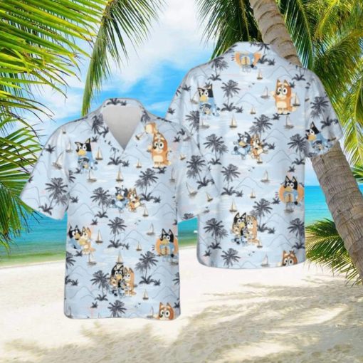 Bluey Lovers Bluey Beach Hawaiian Shirt