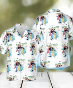 Bluey Rad Dad Hawaiian Shirt