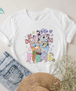 Bluey characters He is Risen Easter day shirt