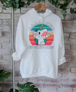 Bluey unicorn why should I care vintage shirt