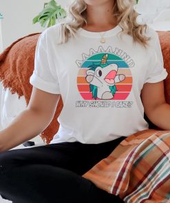 Bluey unicorn why should I care vintage shirt