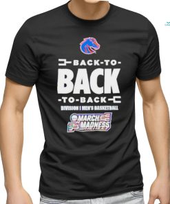 Boise State Broncos 2024 NCAA Men’s Basketball Tournament March Madness Three In A Row shirt