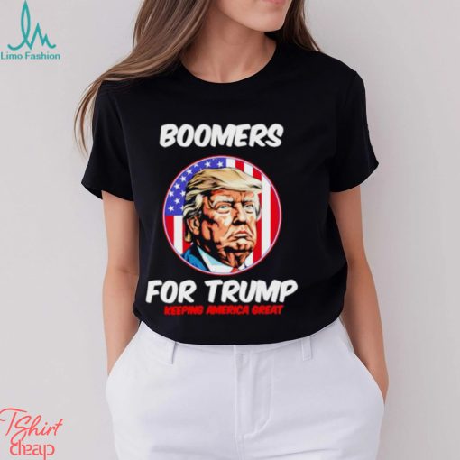 Boomers for Trump keeg America president 2024 shirt