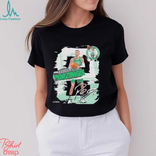 Boston Celtics Kristaps Porzingis number 8 signature shirt