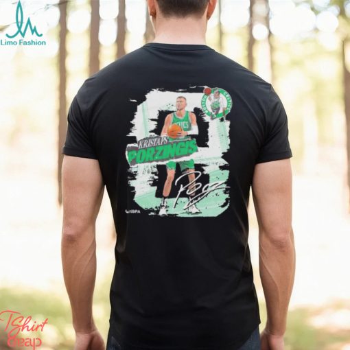 Boston Celtics Kristaps Porzingis number 8 signature shirt