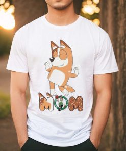 Boston Celtics Smiling Dancing Bluey Mom shirt