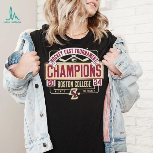 Boston College Eagles 2024 Hockey East Men’s Tournament Champions shirt