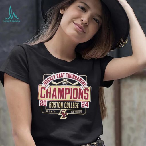 Boston College Eagles 2024 Hockey East Men’s Tournament Champions shirt