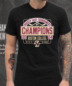 Boston College Eagles 2024 Hockey East Men’s Tournament Champions shirt