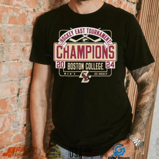 Boston College Eagles 2024 Hockey East Men’s Tournament Champions shirt