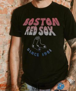 Boston Red Sox Blue Harmony Ava Raglan T Shirt