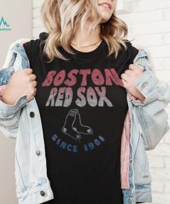 Boston Red Sox Blue Harmony Ava Raglan T Shirt