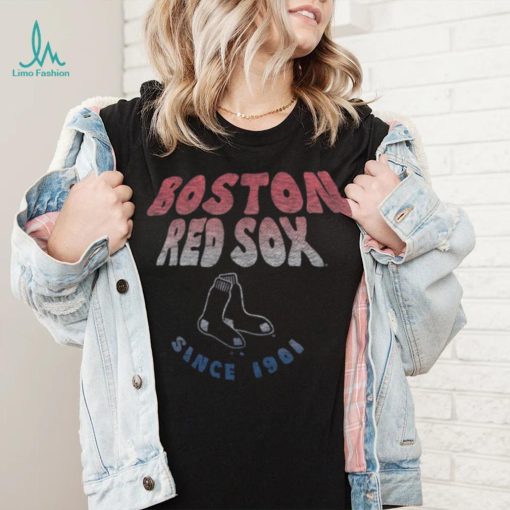 Boston Red Sox Blue Harmony Ava Raglan T Shirt