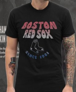 Boston Red Sox Blue Harmony Ava Raglan T Shirt