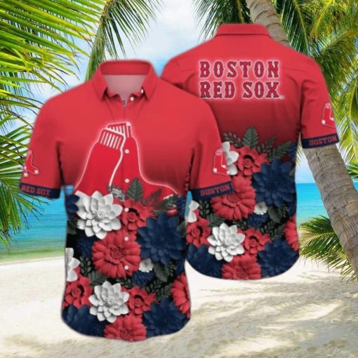 Boston Red Sox MLB Flower Hawaii Shirt And Tshirt For Fans