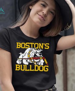 Boston’s Bulldogs hockey mascot cartoon 2024 shirt