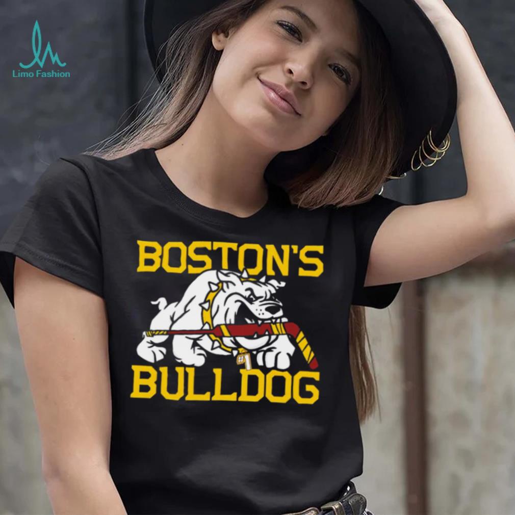 Boston’s Bulldogs hockey mascot cartoon 2024 shirt Boston’s Bulldogs hockey mascot cartoon 2024 shirt