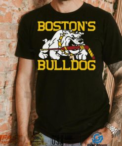 Boston’s Bulldogs hockey mascot cartoon 2024 shirt