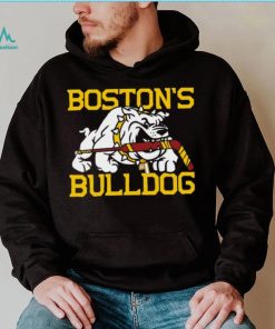 Boston’s Bulldogs hockey mascot cartoon 2024 shirt