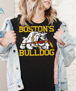 Boston’s Bulldogs hockey mascot cartoon 2024 shirt