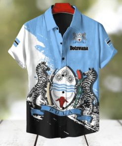 Botswana Coat Of Arms Hawaiian Shirt