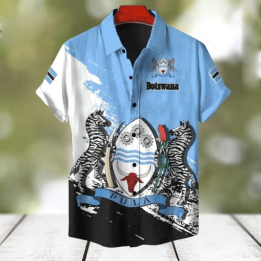 Botswana Coat Of Arms Hawaiian Shirt