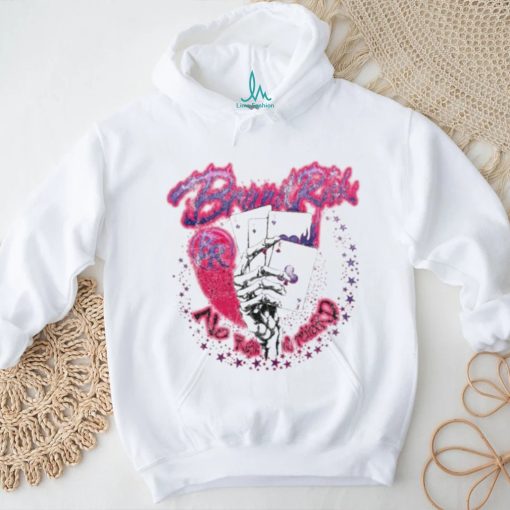 Brand Risk Merch Shop Skeleton Poker Hand T Shirt