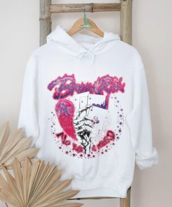 Brand Risk Merch Shop Skeleton Poker Hand T Shirt