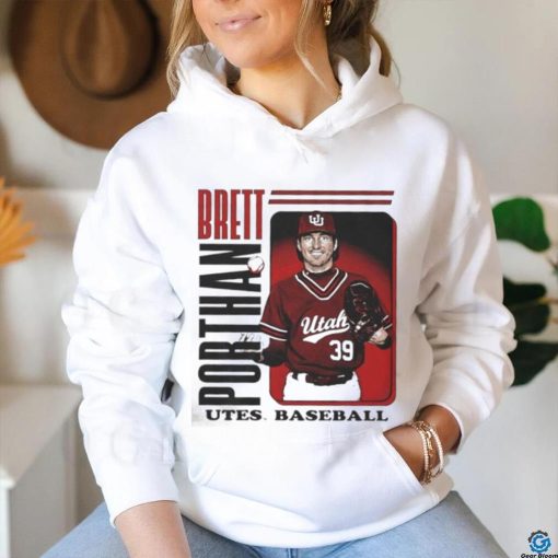 Brett Porthan Utah Utes baseball shirt