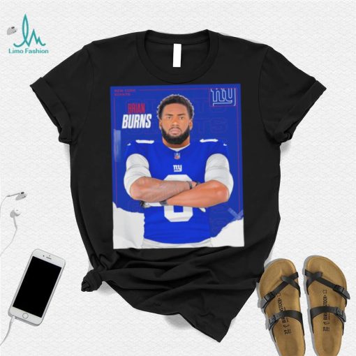 Brian Burns 8 New York Giants shirt