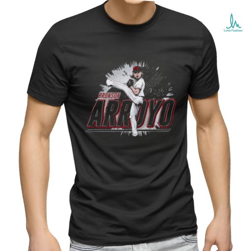 Bronson Arroyo Baseball Player Hall Of Heroes Signature T shirt