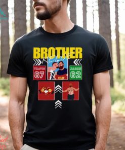 Brother Jason Kelce x Travis Kelce American football center his entire T Shirt