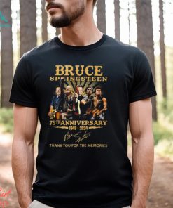 Bruce Springsteen 75th Anniversary 1949 – 2024 Thank You For The Memories T Shirt
